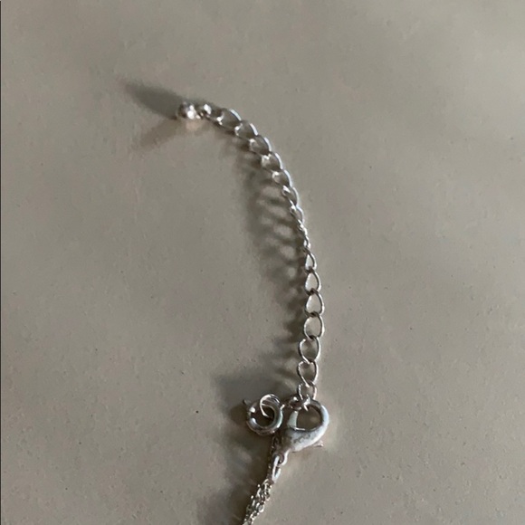 Square cubic zirconia necklace - Picture 3 of 3